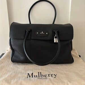Mulberry Black Pebble Bayswater